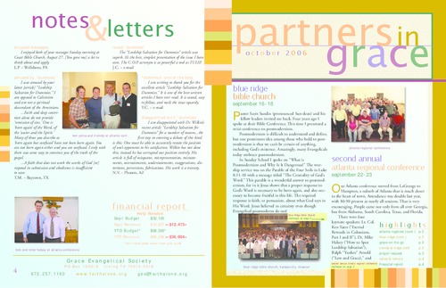 Partners in Grace Cover - October 2006