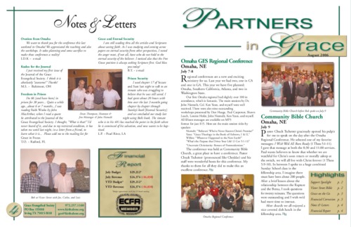 Partners in Grace Cover - August 2006