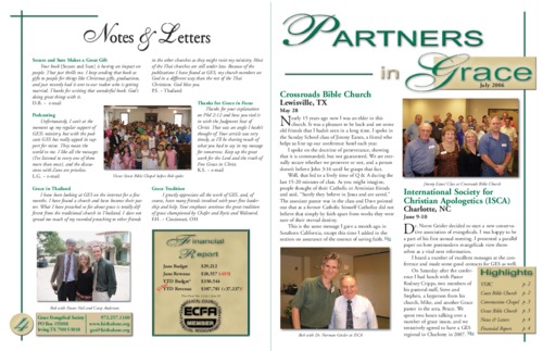 Partners in Grace Cover - July 2006