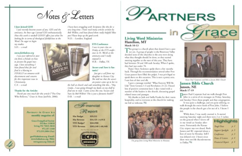 Partners in Grace Cover - April 2006