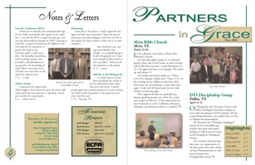 Partners in Grace Cover - May 2006