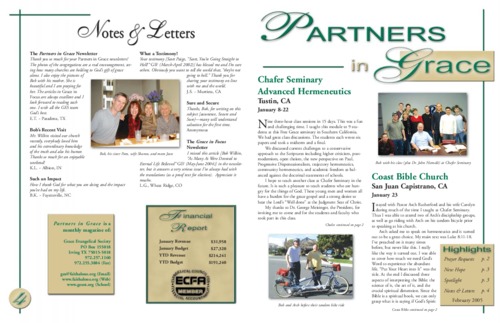 Partners in Grace Cover - February 2005