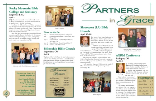 Partners in Grace Cover – May 2004 Partners in Grace Cover - May 2004