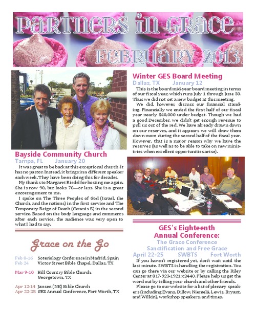 Partners in Grace Cover – February 2013 Partners in Grace Cover - February 2013