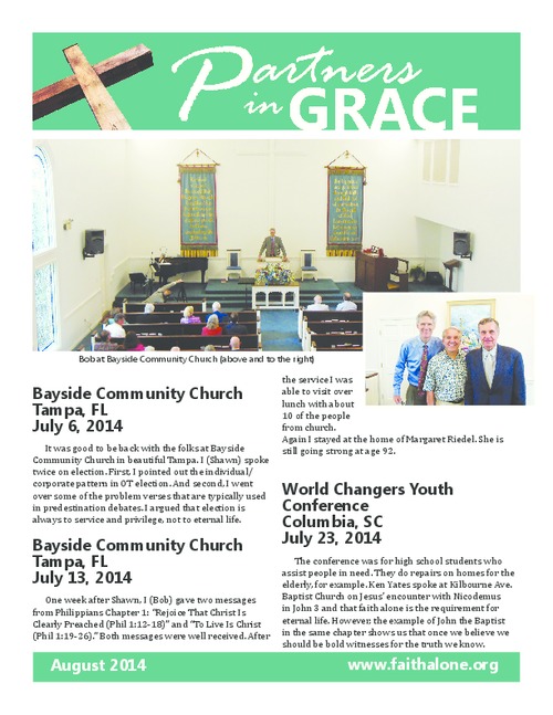 Partners in Grace Cover - August 2014