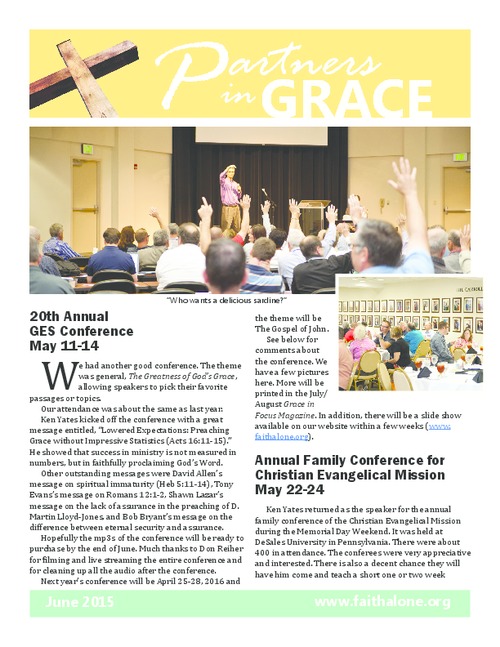 Partners in Grace Cover - June 2015