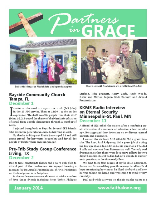 Partners in Grace Cover - January 2014