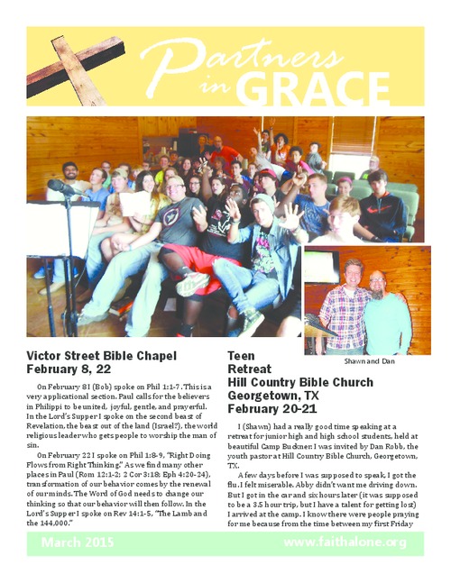 Partners in Grace Cover - March 2015