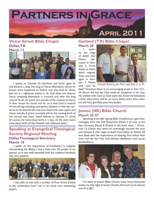 Partners in Grace Cover - April 2011