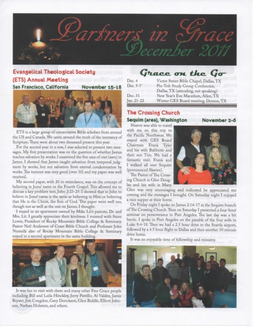 Partners in Grace Cover - December 2011