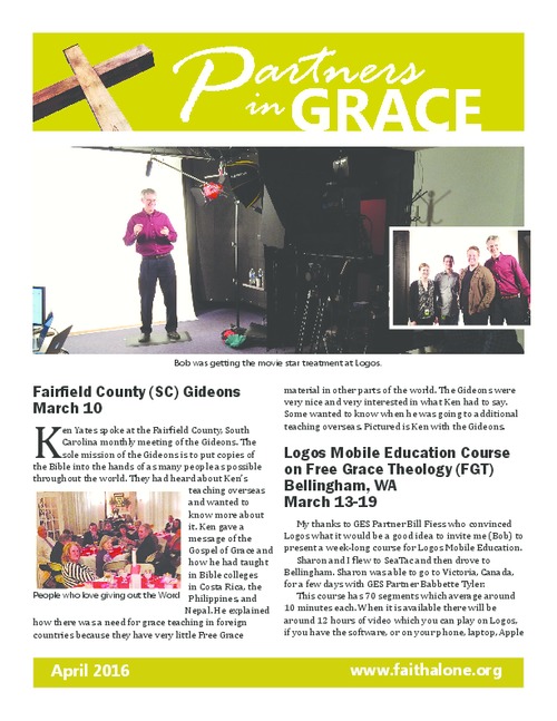 Partners in Grace Cover - April 2016