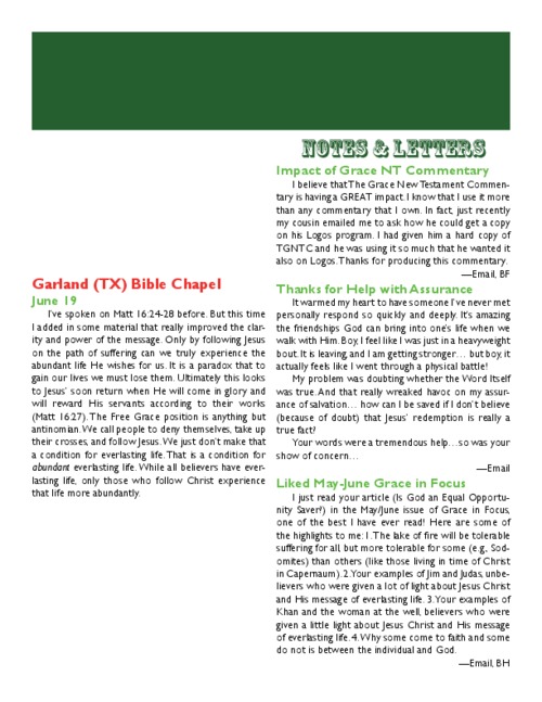 Partners in Grace Cover - July 2011