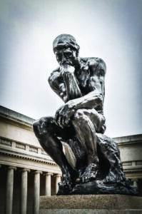 Rodin's "The Thinker"