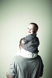 boy on shoulders