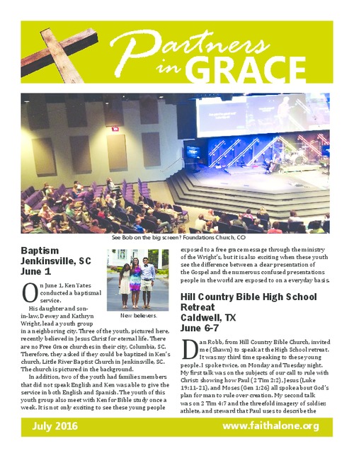 Partners in Grace Cover - July 2016