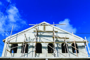 Mayreau, Old Wall,grandangolo