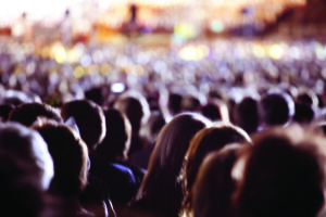 Large crowd of people