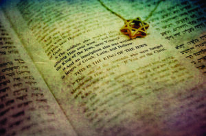 Scripture and star of david