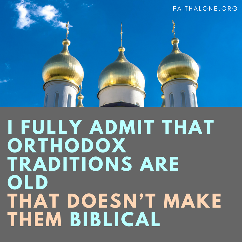 Old doesn't equal Biblical