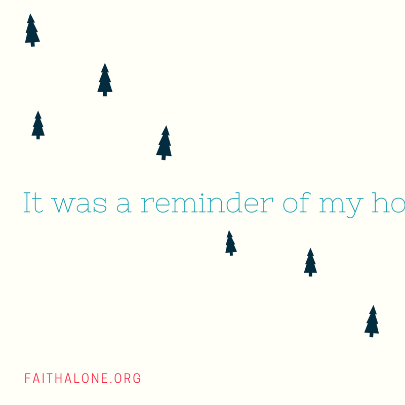 It was a reminder of my home