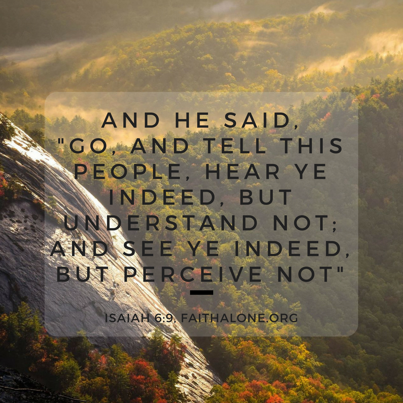 Isaiah 6.9