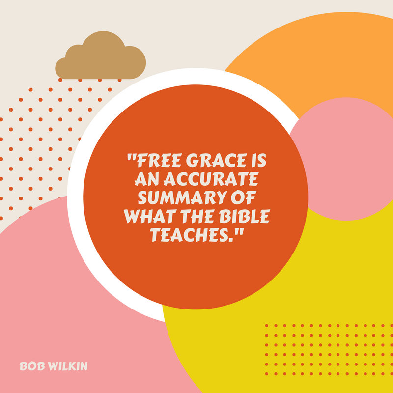 -Free grace is a wonderful title. It is descriptive. It is an accurate summary of what the Bible teaches.-