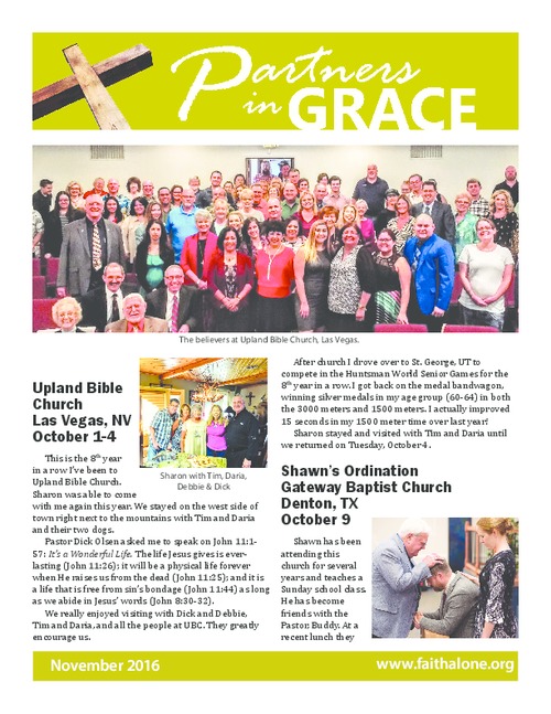 Partners in Grace Cover - November 2016
