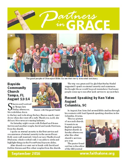 Partners in Grace Cover - September 2016