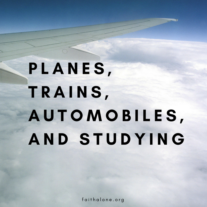 Planes, Trains, Automobiles, and Studying