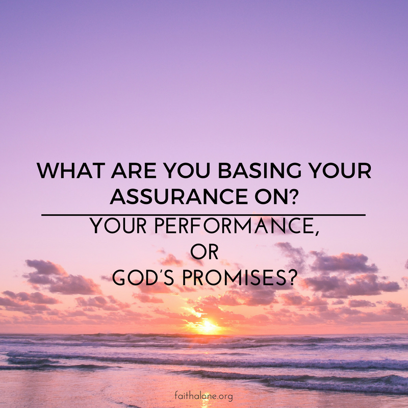 what are you basing your assurance on?