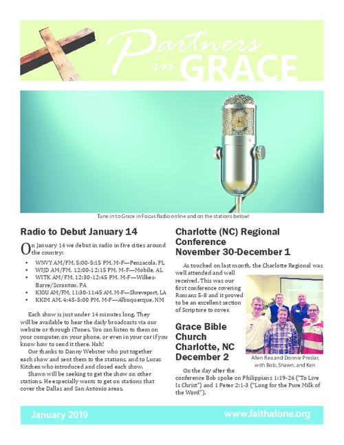 Partners in Grace Cover - January 2019