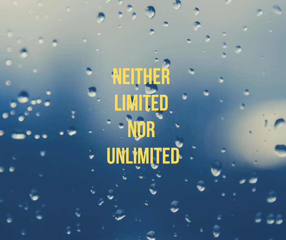 Neither limited nor unlimited