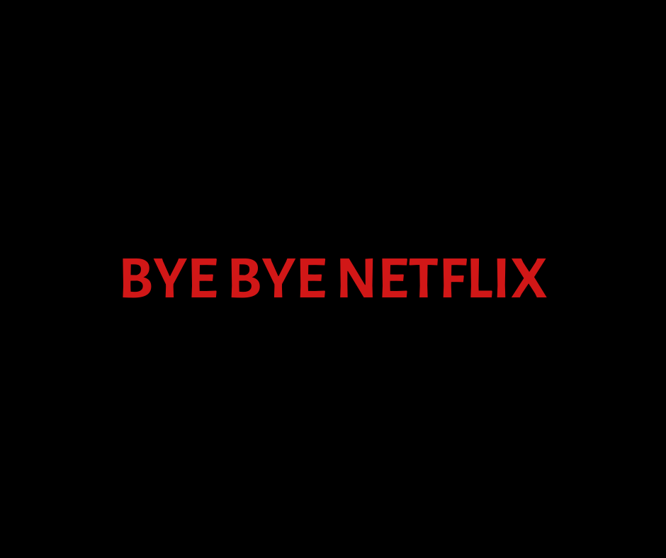 Bye Bye Netflix Bye Bye Netflix