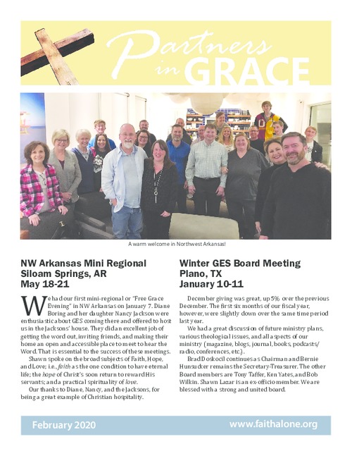 Partners in Grace Cover - February 2020