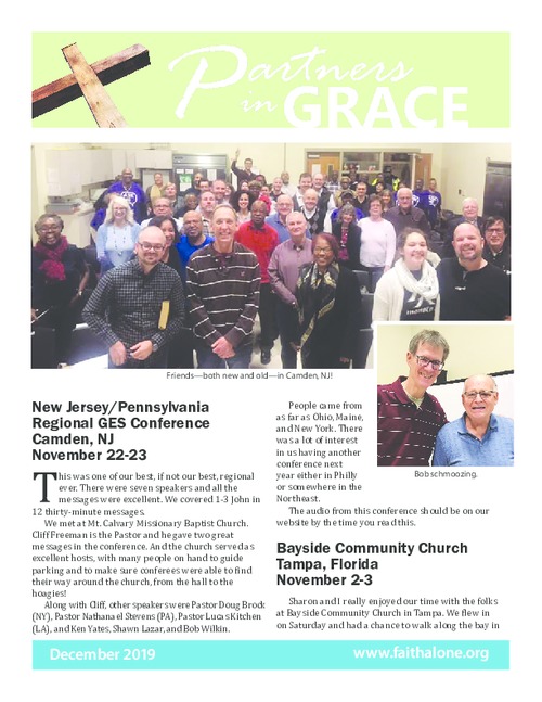 Partners in Grace Cover - December 2019