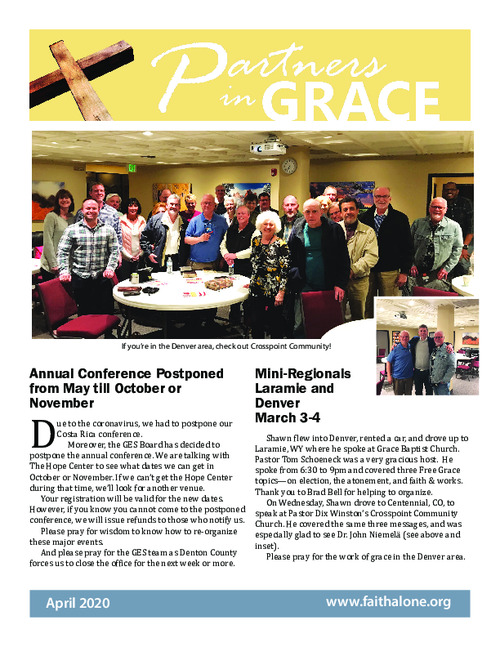 Partners in Grace Cover - April 2020