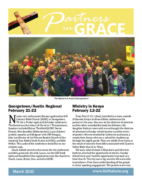 Partners in Grace Cover - March 2020