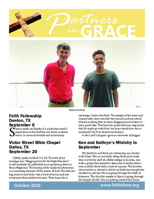 Partners in Grace Cover – October 2020 Partners in Grace Cover - October 2020