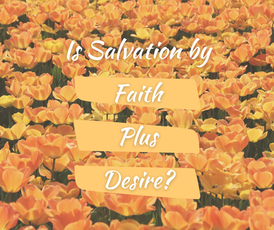 Is Salvation by Faith Plus Desire_