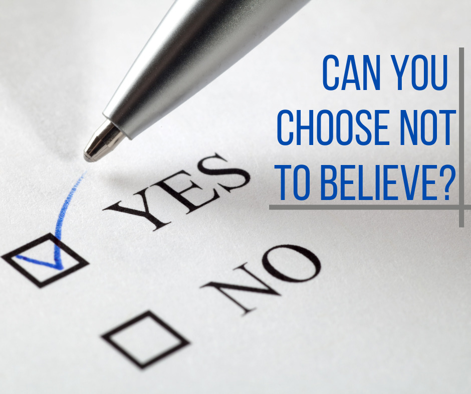 Can You Choose Not to Believe