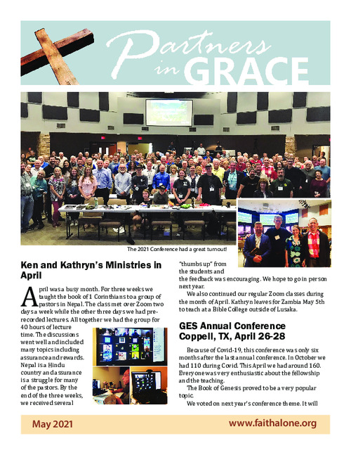 Partners in Grace Cover - May 2021