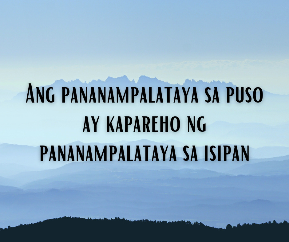 Ang pananampalataya sa puso ay kapareho ng pananampalataya sa isipan