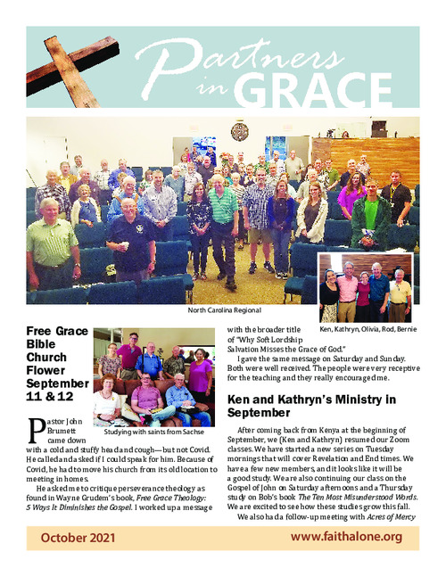 Partners in Grace Cover - October 2021
