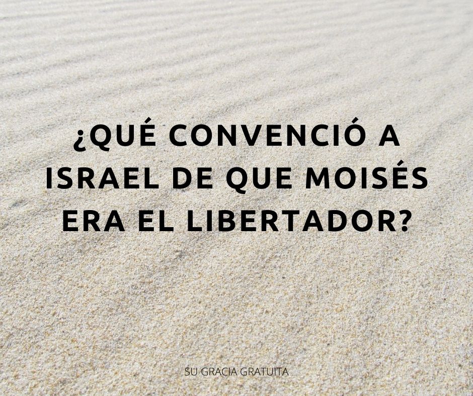 ¿QUÉ CONVENCIÓ A ISRAEL DE QUE MOISÉS ERA EL LIBERTADOR