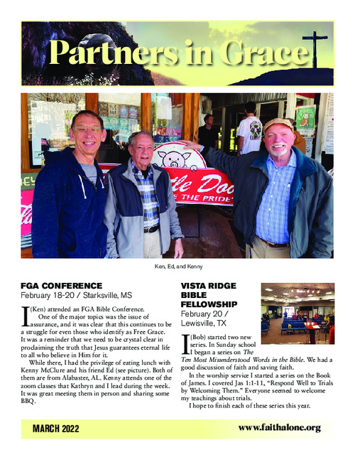 Partners in Grace Cover - March 2022