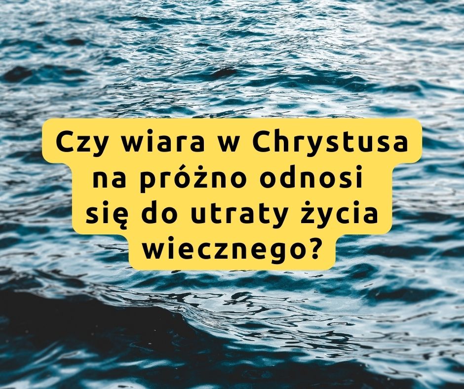 Chyba że uwierzyłeś