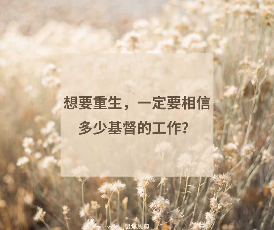 基督的工作在救恩中的角色