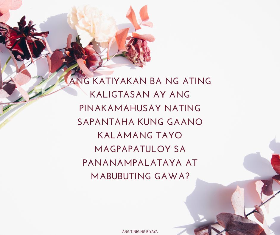 ¿Es la seguridad de la salvación nuestro mejor barómetro respecto a la probabilidad de perseverar en la fe y las buenas obras