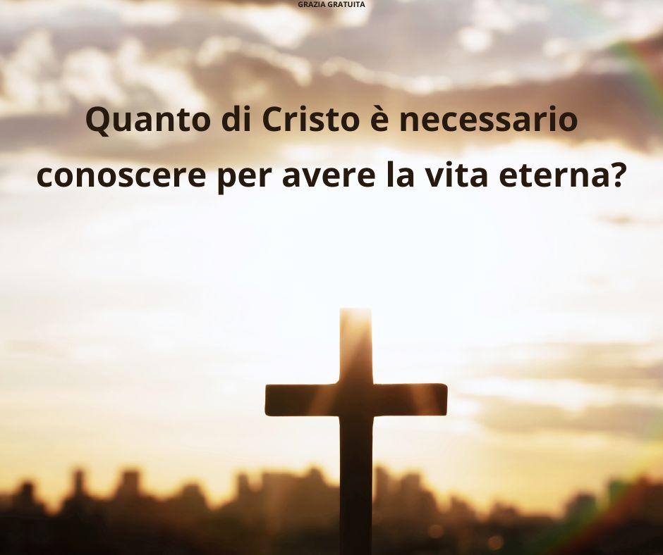 Salvezza e la Persona Cristo