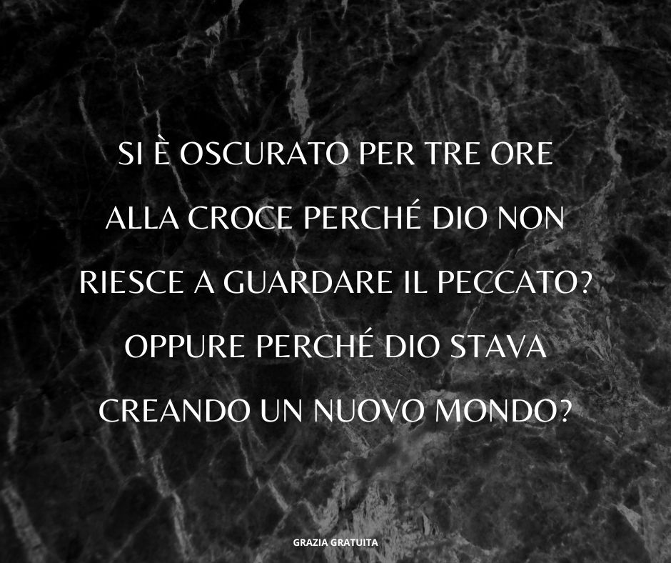 L’Oscurità alla Croce Parte Seconda